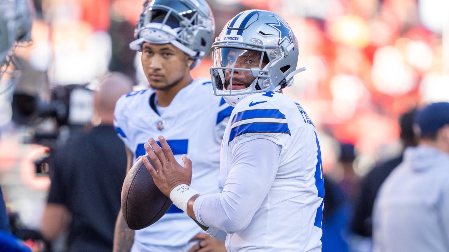 Cowboys QB coach: Dak Prescott 'teaching the ropes' to Trey Lance