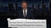 Jimmy Kimmel Says George Santos Wants $20,000 for Airing Cameos on Late-Night Show | Video