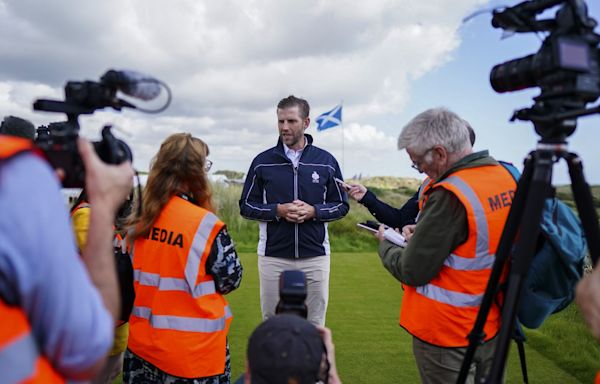 Eric Trump dismisses David Lammy’s comments on Donald as ‘dumb’