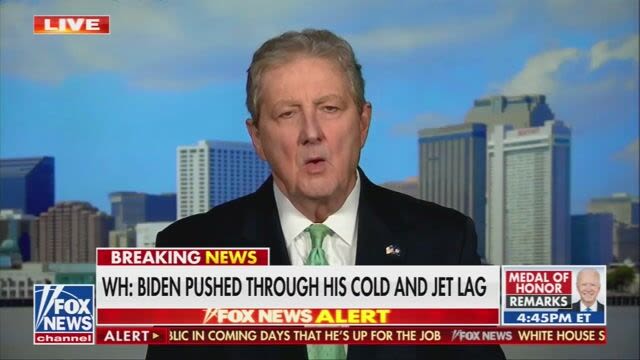 "I've heard better answers on 'The Dating Game": Sen. John Kennedy on White House defending Biden's debate performance.