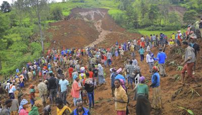 Death toll in southern Ethiopia mudslides rises to at least 157 as search operations continue