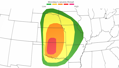 La amenaza de tiempo severo de varios días podría continuar con la racha de tornados esta semana en EE.UU.