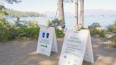 Trash on Lake Tahoe beaches much improved. How much did they clean up after holiday?