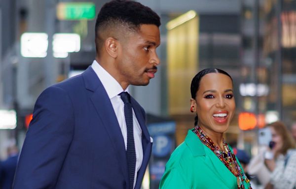 Kerry Washington Steps Out with Husband Nnamdi Asomugha for Ralph Lauren Fashion Show