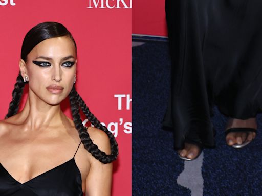 Irina Shayk Straps Into Louboutin Sandals for the King’s Trust Gala