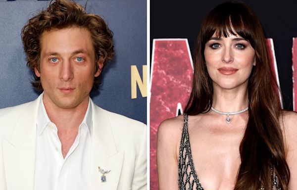 Dakota Johnson hits Malibu beach with The Bear's Jeremy Allen White as Chris Martin stays in UK