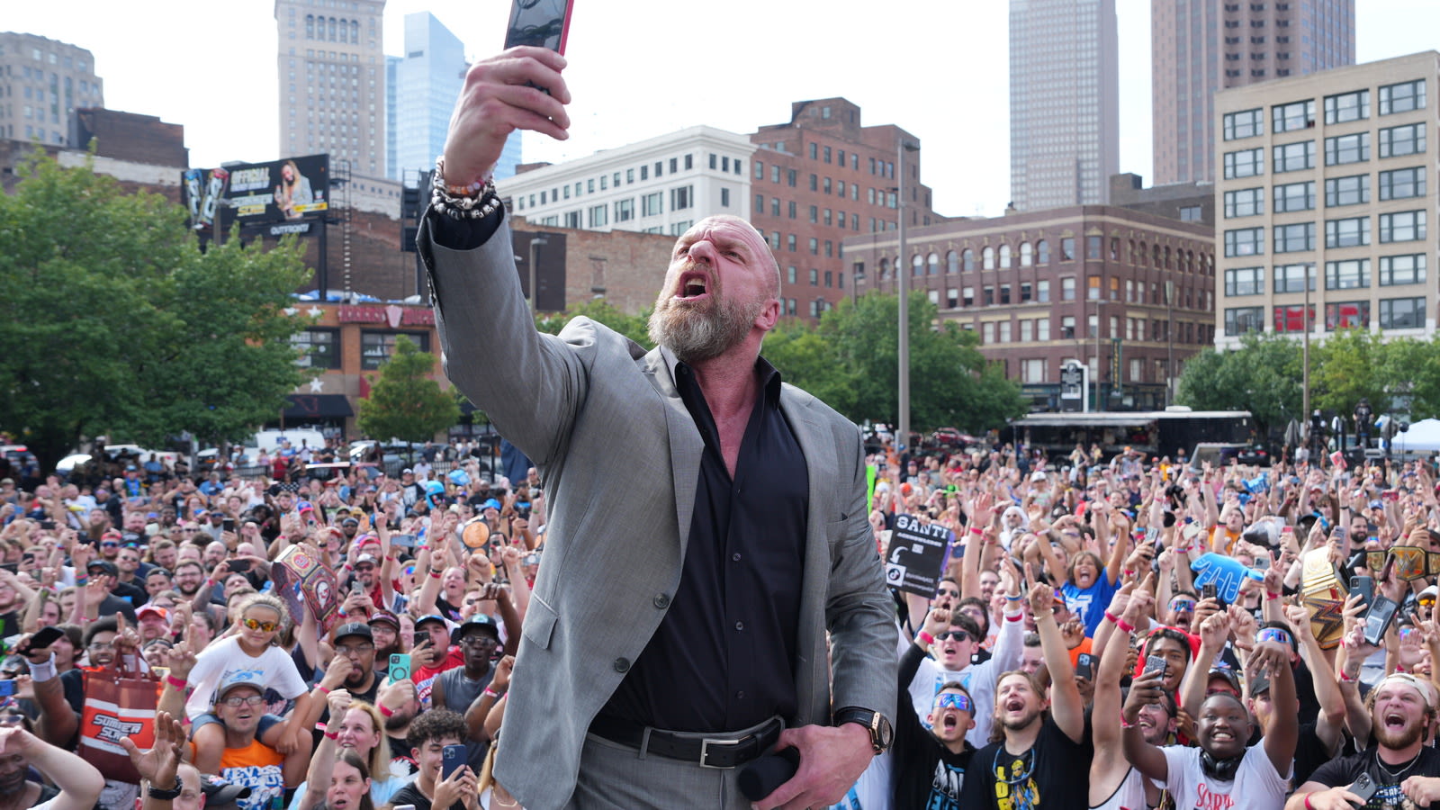 WWE CCO Triple H Shares Backstage Photo With Legendary Marvel Superhero Actor - Wrestling Inc.