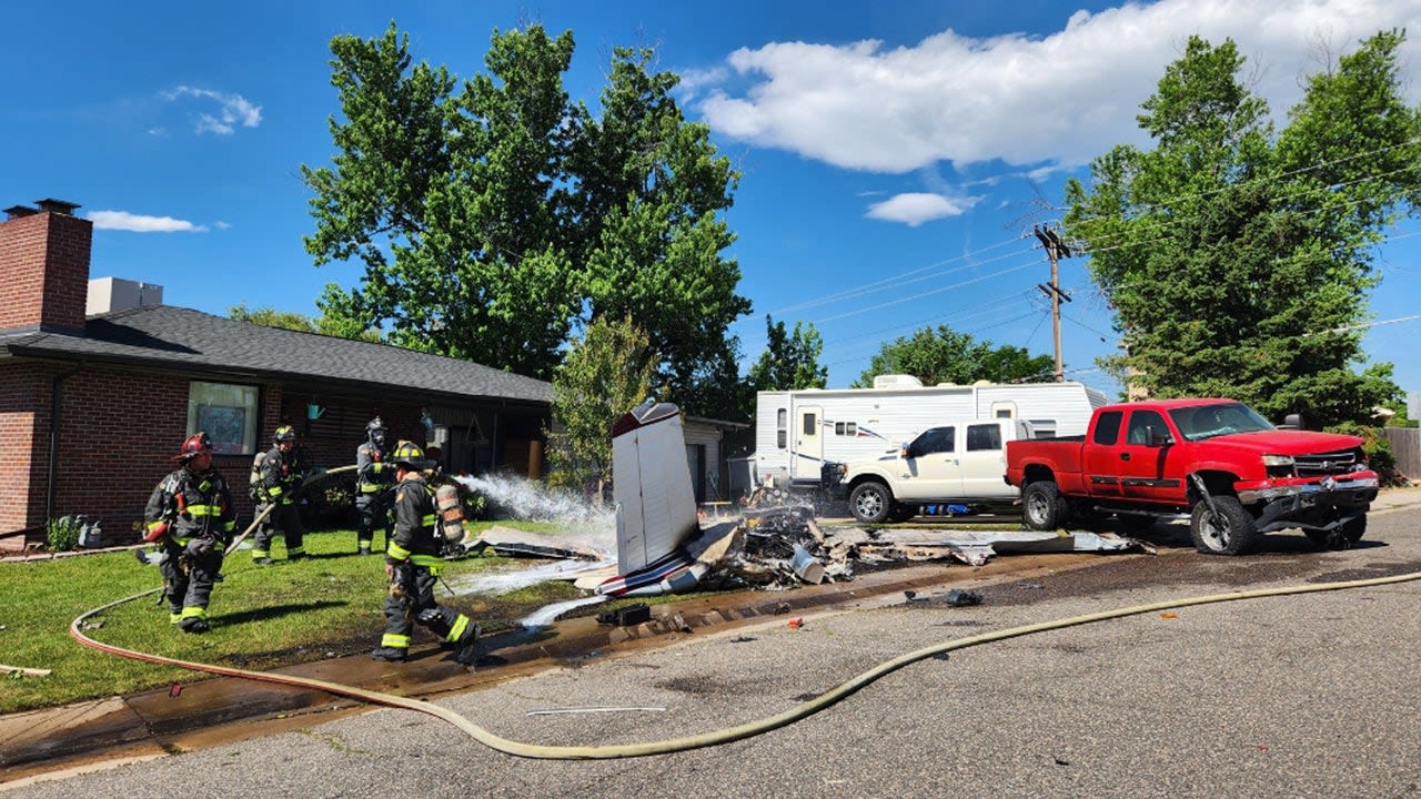 Arvada plane crash: 2 adults, 2 juveniles transported to hospital with injuries, police say