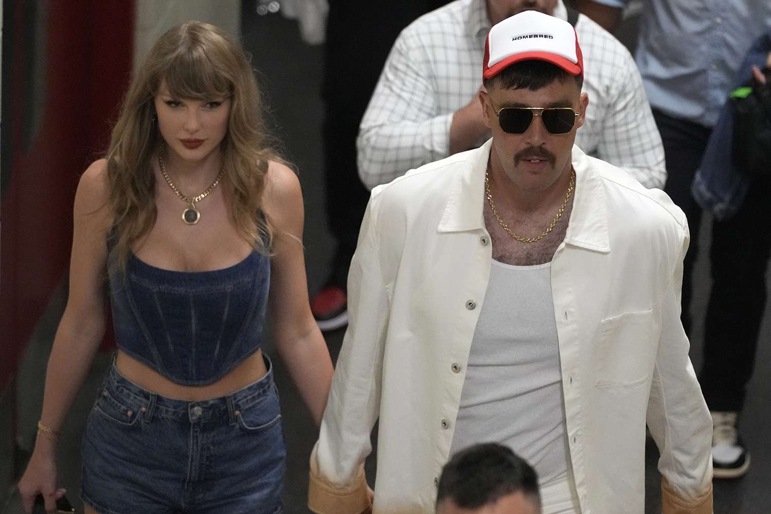 Taylor Swift and Travis Kelce Walk Hand-in-Hand in Kansas City, Plus Katy Perry & Orlando Bloom and More