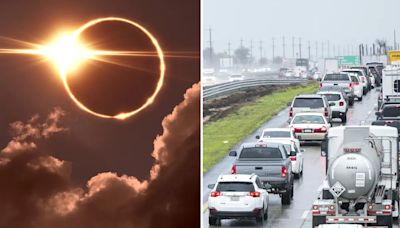 For solar eclipse safety, here's what drivers should not do on the road during the rare event