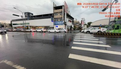 台南午後強降雨 雨勢趨緩即退水