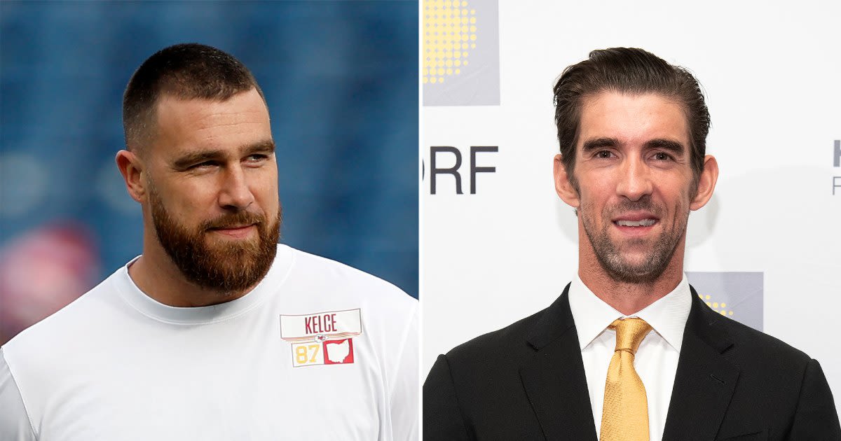 Travis Kelce Tells Michael Phelps Why He Can’t Be an Olympic Swimmer