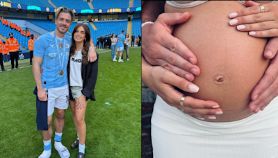 Jack Grealish and girlfriend Sasha Attwood announce they are expecting their first child in heartwarming post