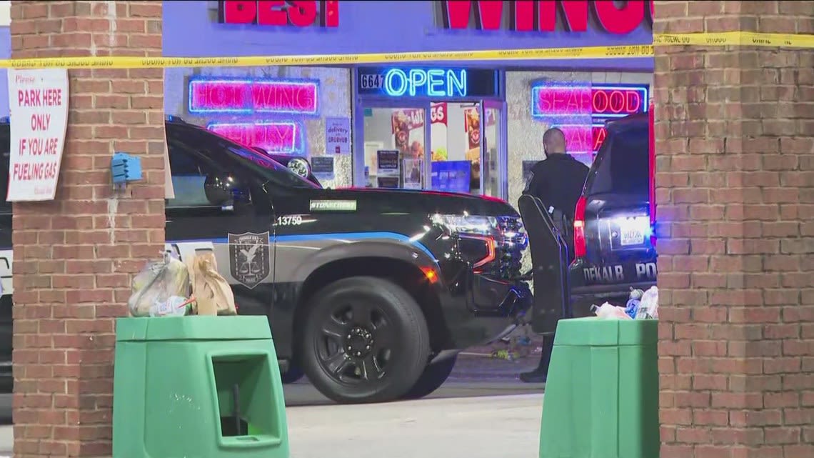 Multiple shot near gas station, Atlanta's Best Wings in DeKalb County, police say