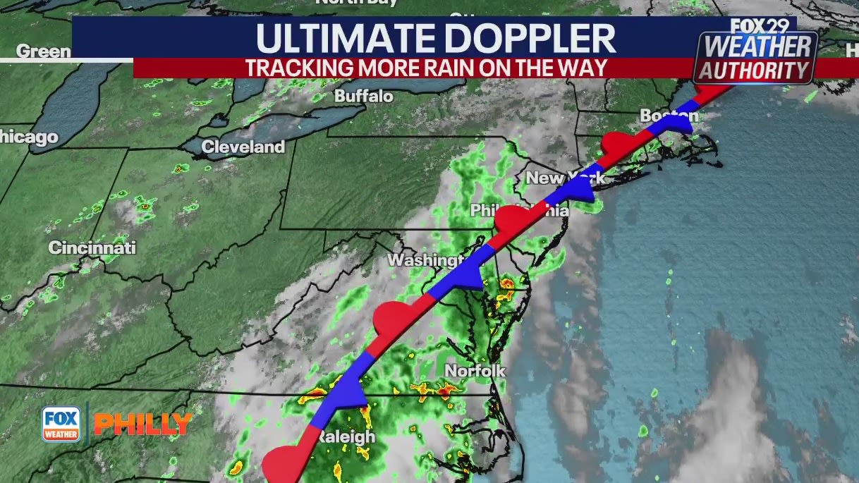 Philadelphia weather: Flood Watch in effect into Saturday morning, while afternoon will dry out