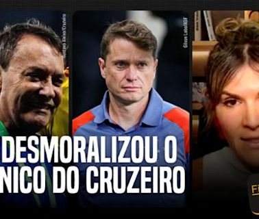 Alicia Klein critica dono do Cruzeiro: 'Desmoralizou o treinador e mostrou ego'