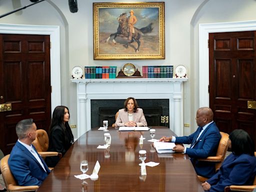 US VP Harris hosts Kim Kardashian to discuss criminal justice reform