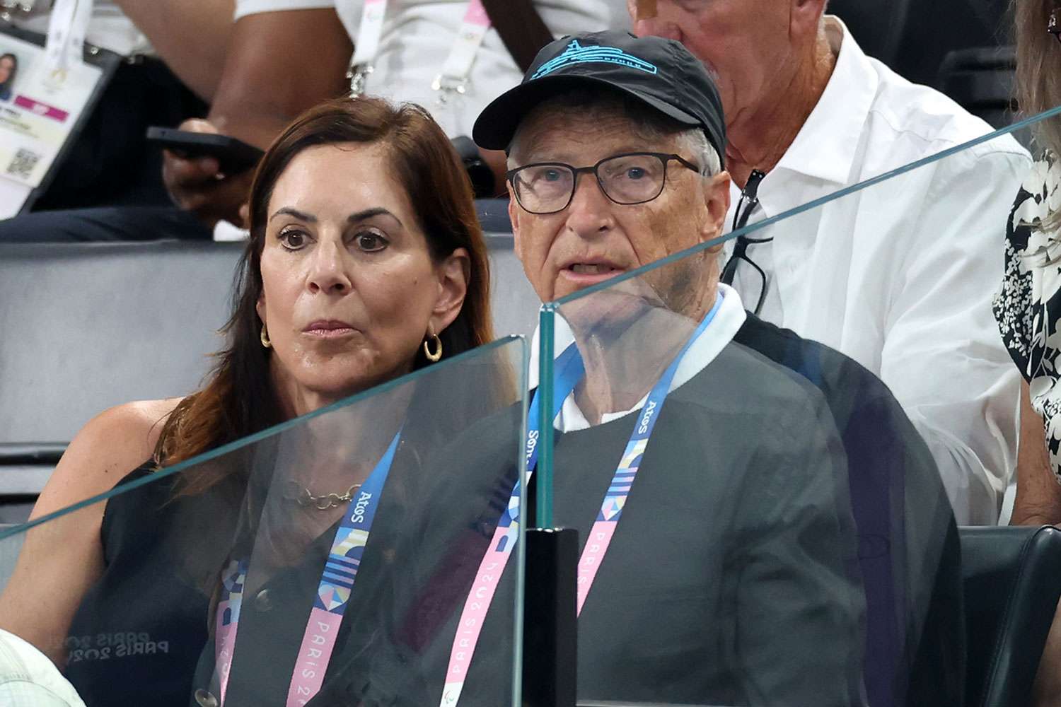 Bill Gates and Girlfriend Paula Hurd Attend Paris Olympics as His Daughter Jennifer Cheers on Simone Biles