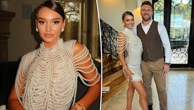 Kristin Juszczyk dazzles in ‘Great Gatsby’-inspired dress DIYed from faux pearls from Amazon