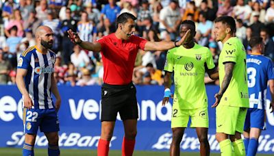 Caparrós Hernández, un árbitro con el que el Valladolid aún no ha ganado