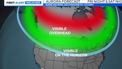 Northern lights in California? Severe geomagnetic storm could mean rare aurora show
