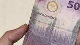 ¿Lo tienes? Billete actual de 50 pesos con error de impresión es sueño de coleccionistas