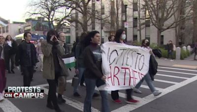 Pro-Palestinian protesters continue demonstration on Northeastern University campus - Boston News, Weather, Sports | WHDH 7News