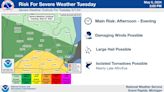 Lansing area could see severe storms late this afternoon bringing hail, tornadoes