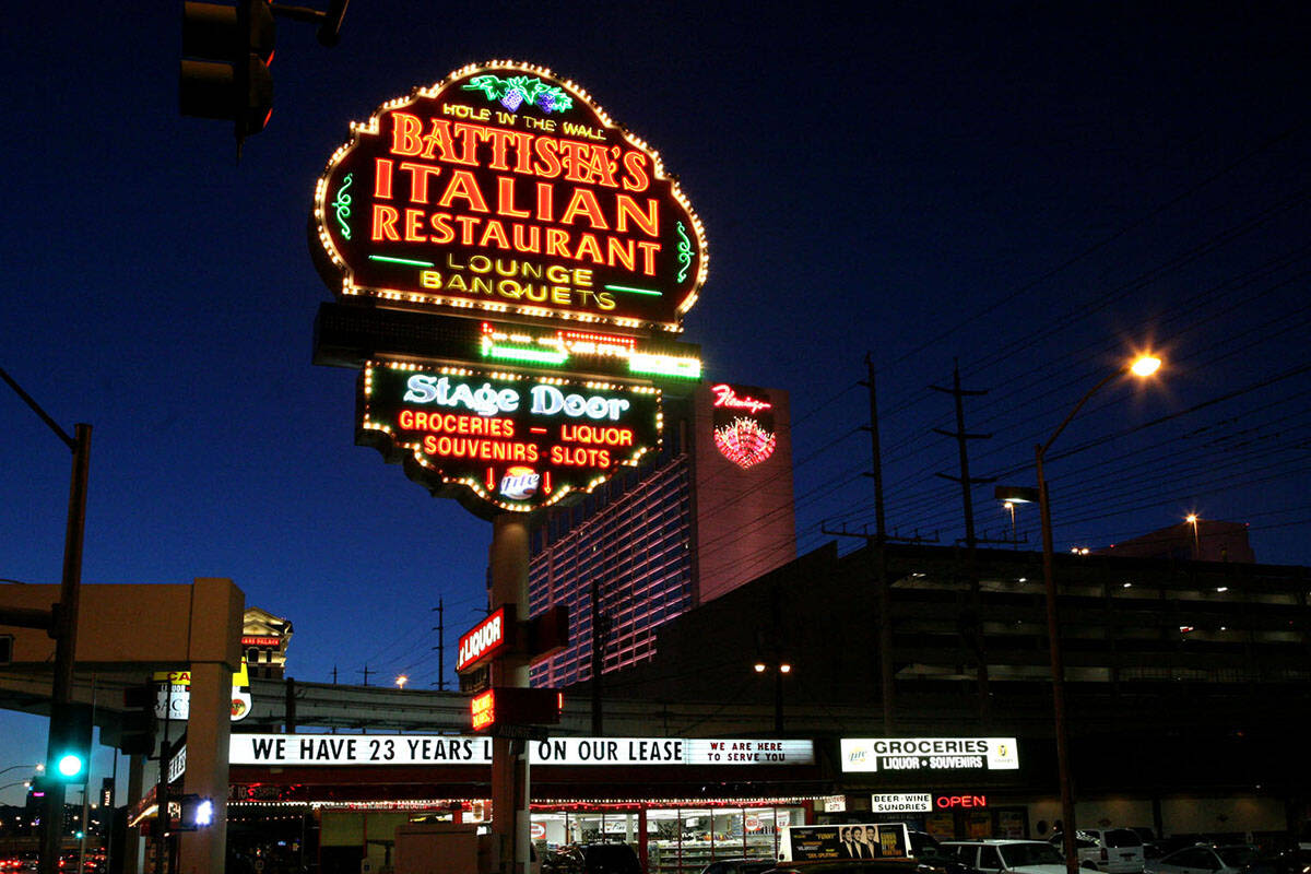 Italian restaurant, casino sue Clark County, F1 over impact of race road work