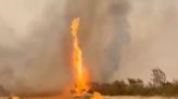 Huge ‘firenado’ captured raging through Australian Outback