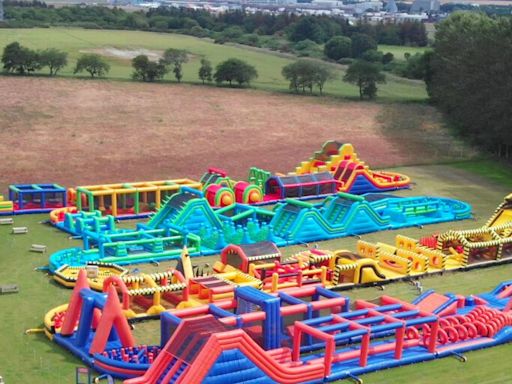 World's biggest inflatable assault course is coming to Somerset