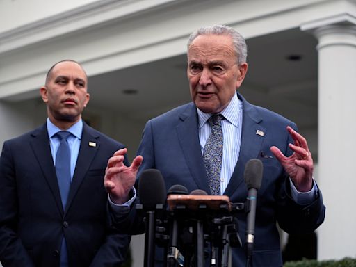 Biden’s stumbles have Schumer and Jeffries walking a tight rope over Democrats split on party’s future