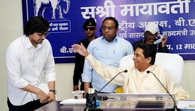 Mayawati reinstates nephew Akash Anand as her successor