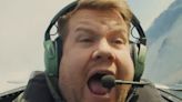 ‘Are you joking?’: James Corden recreates Top Gun aerial stunt with Tom Cruise