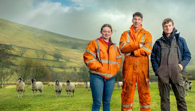 Reuben Owen and girlfriend Sarah have farm tiff