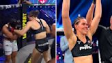 Boxing champion Savannah Marshall scores first-round TKO in MMA debut at 2024 PFL Europe 2