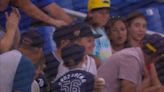 Youngster catches 2 fouls in same inning at Trop, gets honor from Rays