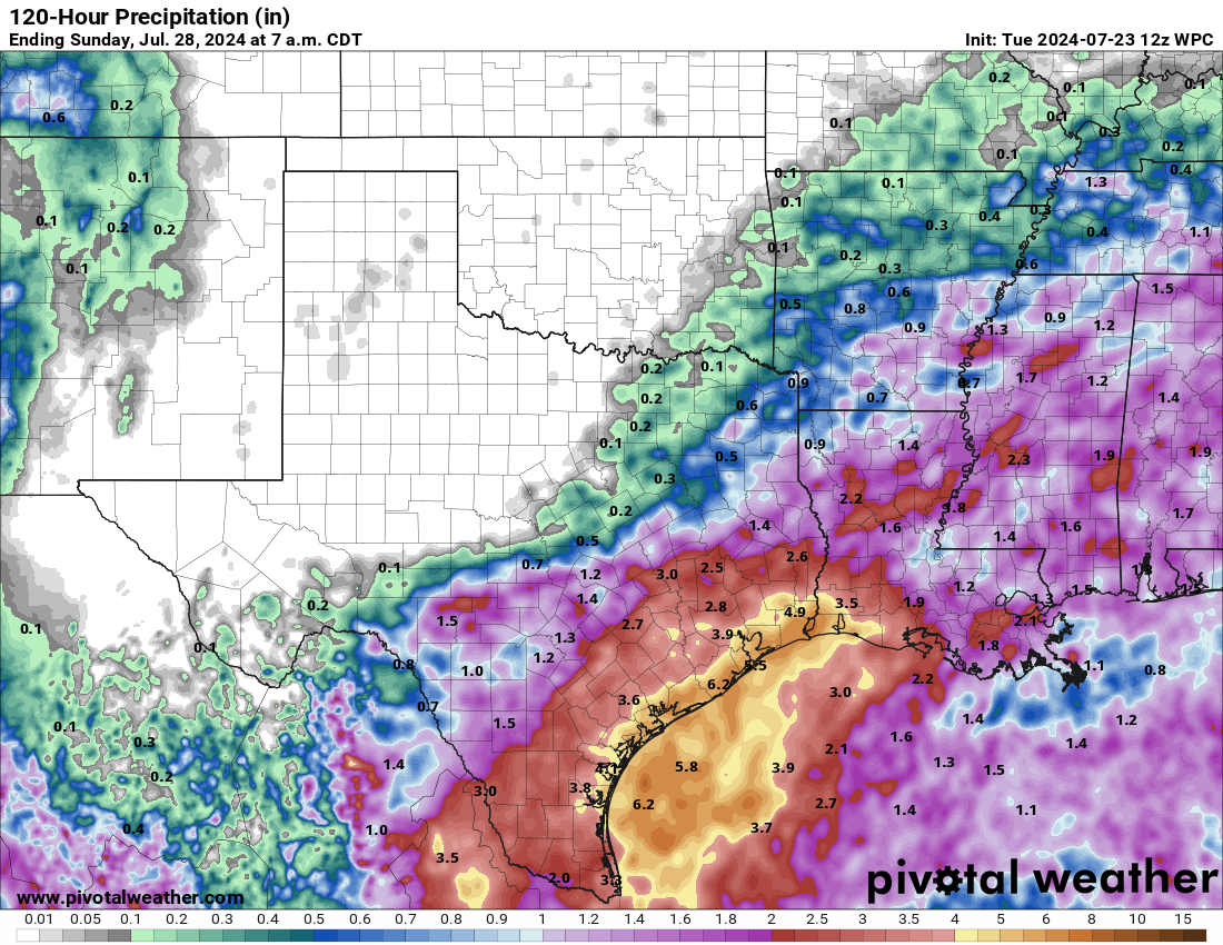 Houston’s bad year for weather may get worse, as flooding rains threaten