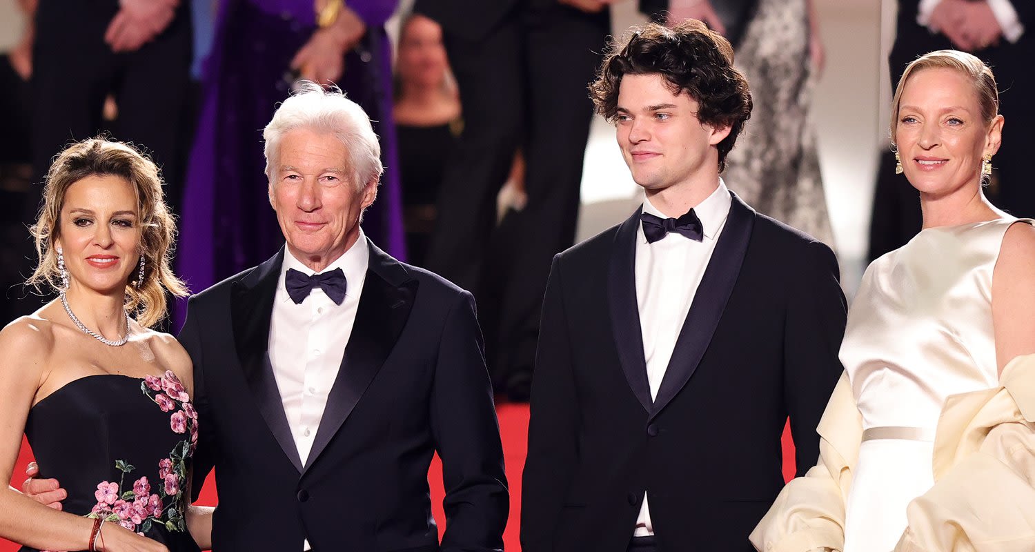 Richard Gere Gets Family Support at Cannes Film Festival Premiere of ‘Oh, Canada,’ Co-Star Uma Thurman & More Also Attend