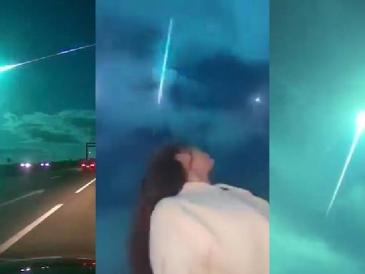 VIDEOS: ¿Meteorito? Misteriosa esfera verde ilumina cielo de España y Portugal