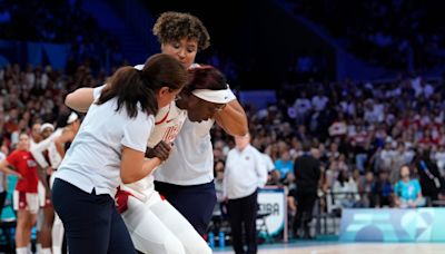 How US women’s basketball responds to physicality at Olympics: ‘You get the first punch’