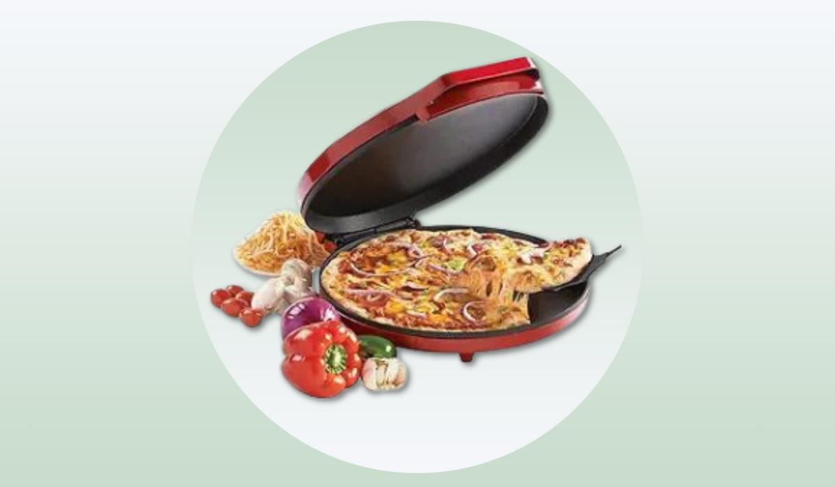'Better than heating up the oven': This Betty Crocker countertop pizza maker cooks slices in a snap — and it's on sale