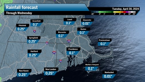 Unsettled weather pattern will prompt scattered showers today and Wednesday - The Boston Globe