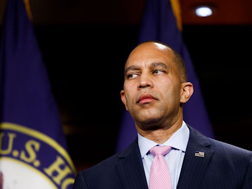 "A ticket we can win on": Jeffries backs Biden despite private urges to quit