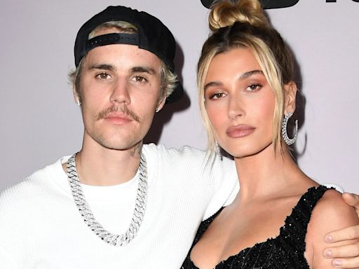 Hailey Bieber glows in new photos showcasing her growing baby bump