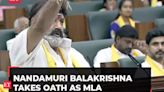 Nandamuri Balakrishna, TDP MLA takes oath as member of the Andhra Pradesh Assembly