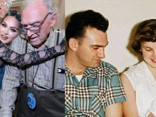 Madonna posta fotos raras de sua família em homenagem ao aniversário de 93 anos de seu pai