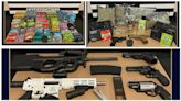 Guns, over $25,000 in drugs seized by the Muscogee County Sheriff’s Office. Two arrested