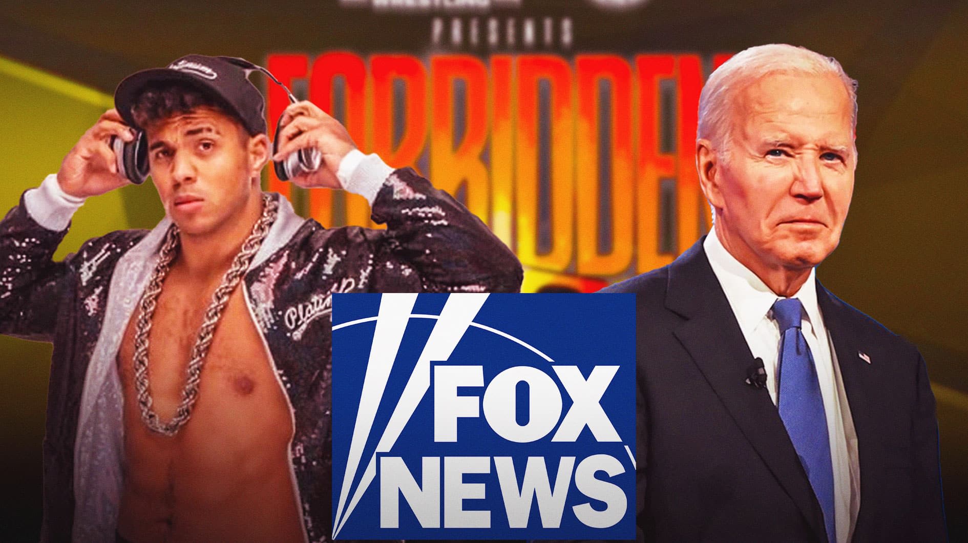 Max Caster's Forbidden Door rap finds unlikely fans at Fox News for Joe Biden diss