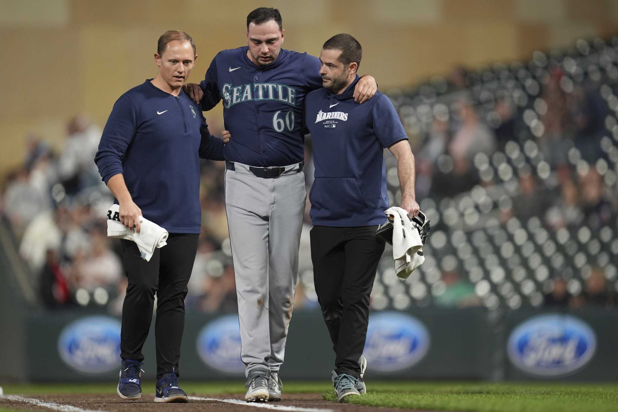 Mariners send starting pitcher Hancock to Triple-A and put reliever Tayler Saucedo on injured list